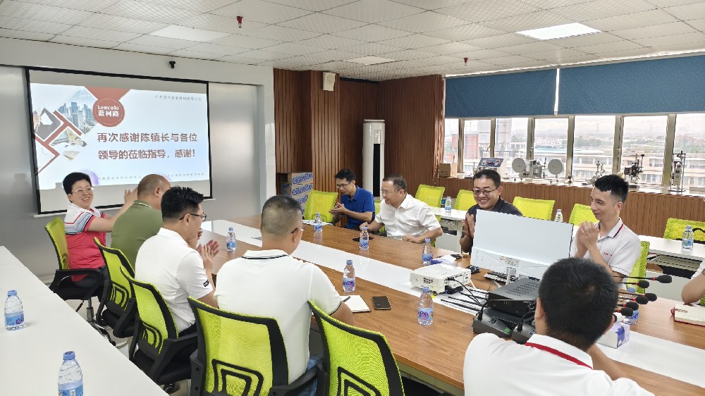 心系企業(yè)，情暖藍(lán)柯路——陳鎮(zhèn)長及鎮(zhèn)領(lǐng)導(dǎo)團(tuán)隊親臨指導(dǎo)，共繪發(fā)展藍(lán)圖